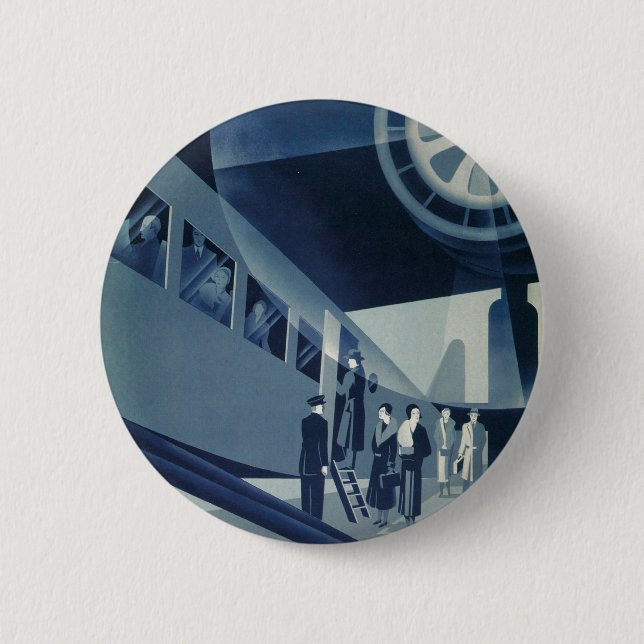 Bóton Redondo 5.08cm A-B Aerotransport do MED de Flyg (Frente)