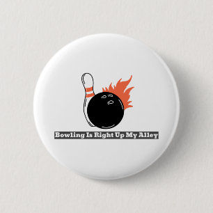 Bóton Redondo 5.08cm A boliche está certa no meu Beco