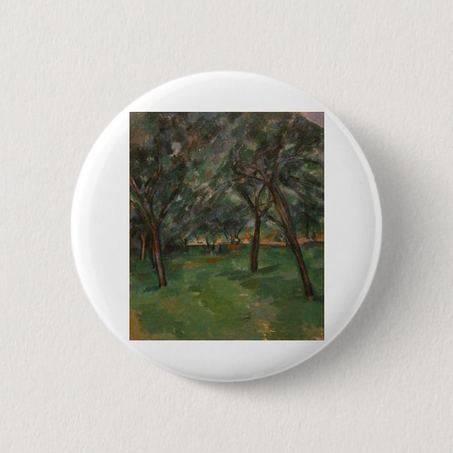 Bóton Redondo 5.08cm A Close - Paul Cezanne - c1890 (Frente)