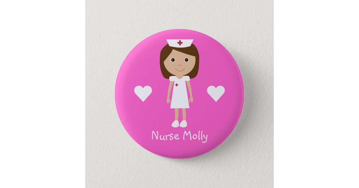 Desenho de enfermeira com corações