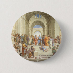 Bóton Redondo 5.08cm A escola de Raphael de Atenas