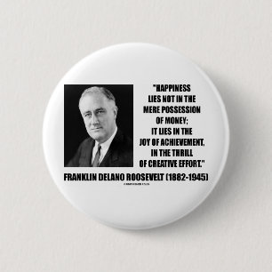 Bóton Redondo 5.08cm A felicidade encontra-se alegria do esforço