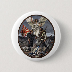 Bóton Redondo 5.08cm A fim de que não nós esqueçamos o Russo-Japonê