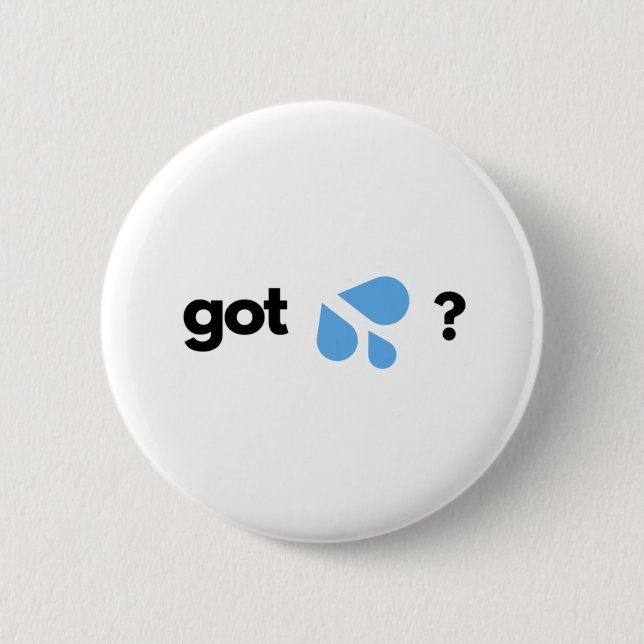 BÓTON REDONDO 5.08CM A FLIRTY TEM "DROPLETS"? BOTÃO EMOJI (Frente)