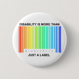 Bóton Redondo 5.08cm A inabilidade é mais do que uma etiqueta