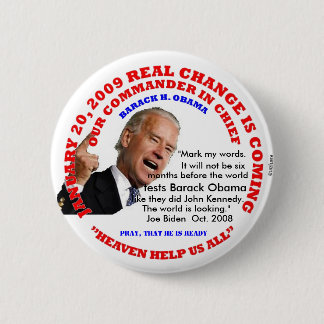 BÓTON REDONDO 5.08CM A INAUGURAÇÃO, MUNDO TESTARÁ OBAMA