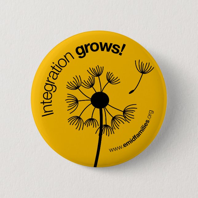 Bóton Redondo 5.08cm A integração cresce o botão (Frente)