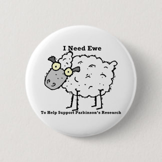 Bóton Redondo 5.08cm A pesquisa de Parkinson do apoio