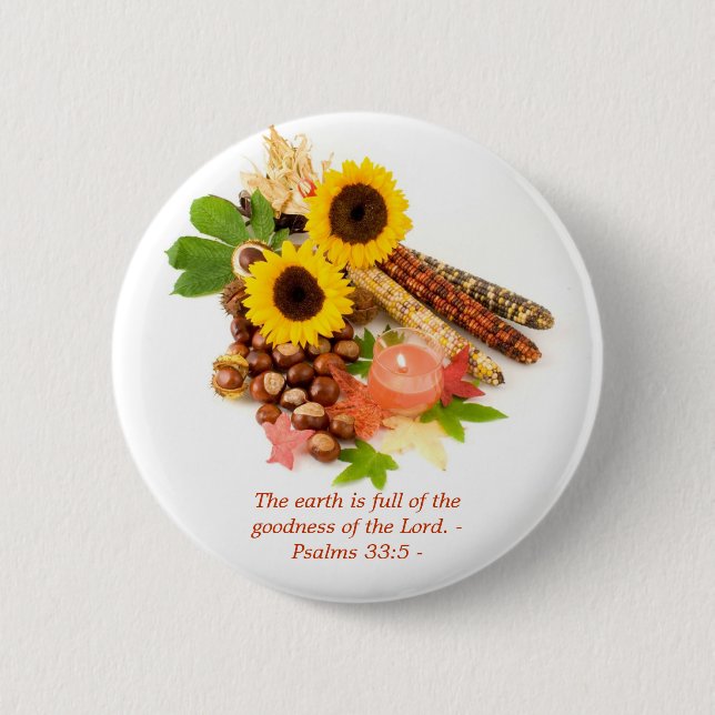 Bóton Redondo 5.08cm A terra é cheio dos bens… do pino (Frente)