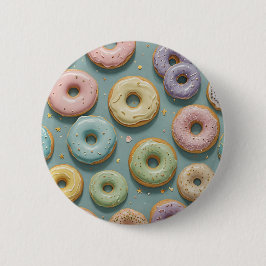 Bóton Redondo 5.08cm A Whimsical Pastel Donut Dream