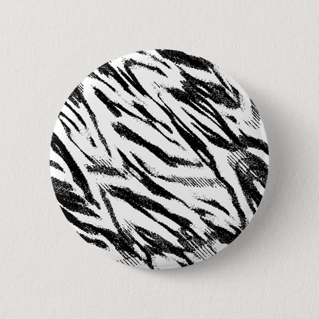 Bóton Redondo 5.08cm A zebra listra o botão (Frente)