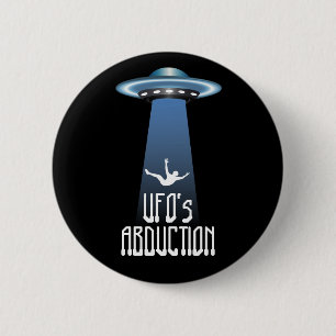 Bóton Redondo 5.08cm Abducção do UFO