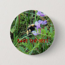 Abelha F2 em Wildflowers roxos