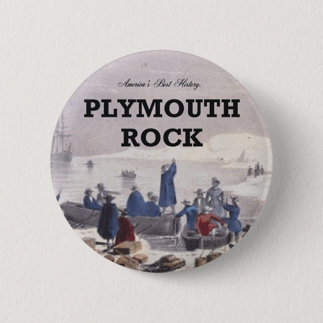 Bóton Redondo 5.08cm ABH Plymouth Rock (Frente)