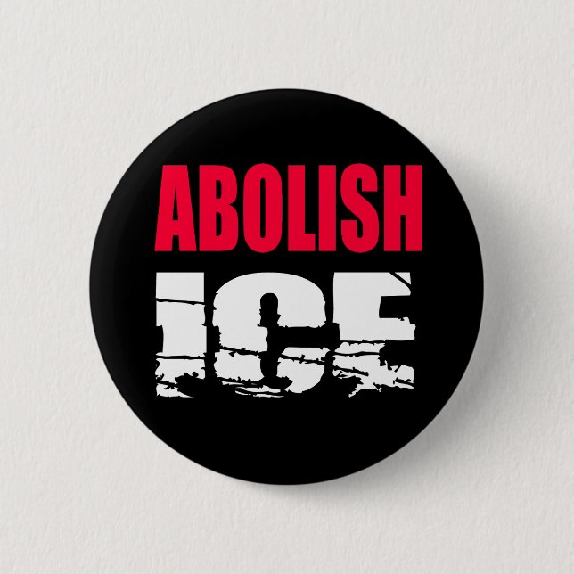 Bóton Redondo 5.08cm Abolish ICE (Frente)