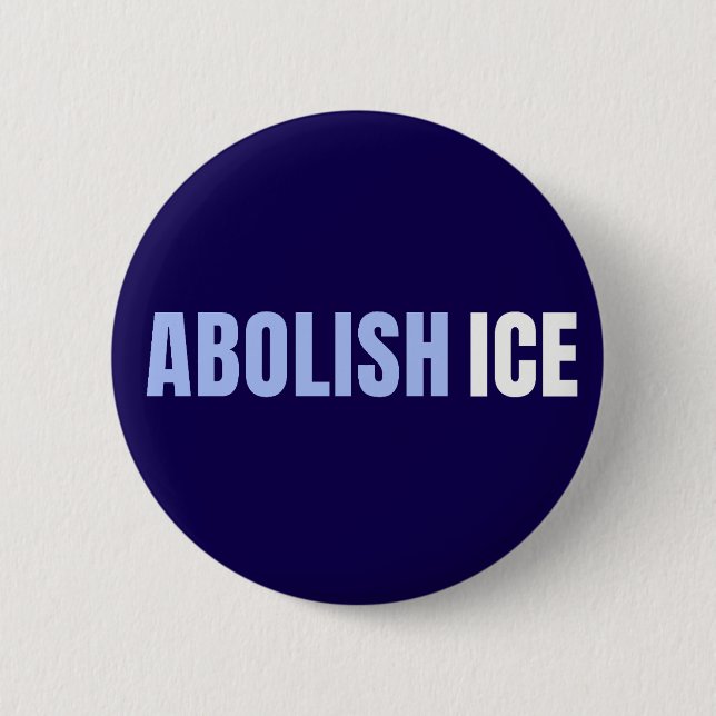 Bóton Redondo 5.08cm Abolish ICE Political Anti Trump (Frente)