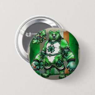 Bóton Redondo 5.08cm Abra o Espírito do Dia de São Patrício na Irlanda