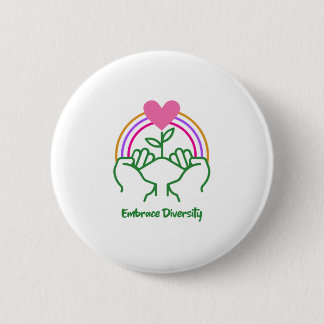 Bóton Redondo 5.08cm Abrace a diversidade