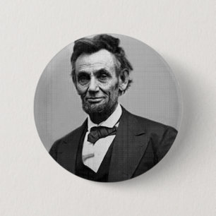 Bóton Redondo 5.08cm Abraham Lincoln