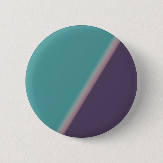 Bóton Redondo 5.08cm Abstrato Art Turquoise Roxo (Frente)