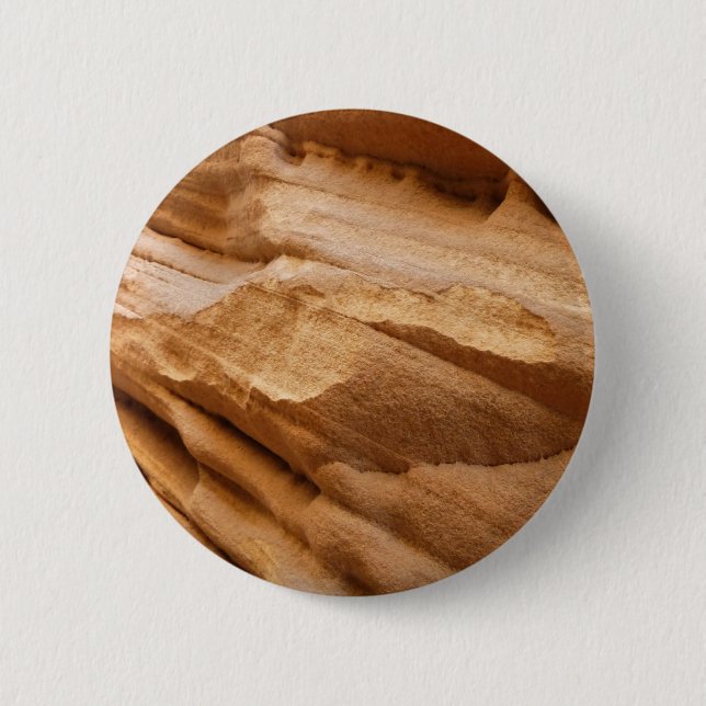 Bóton Redondo 5.08cm Abstrato de Fotografia do Zion Canyon Wall II Red  (Frente)