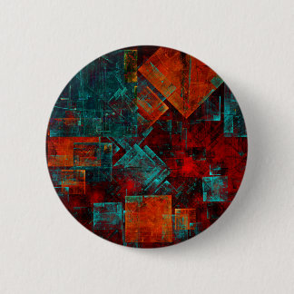 Bóton Redondo 5.08cm Abstrato Moderno Padrão Artístico Legal Colorido