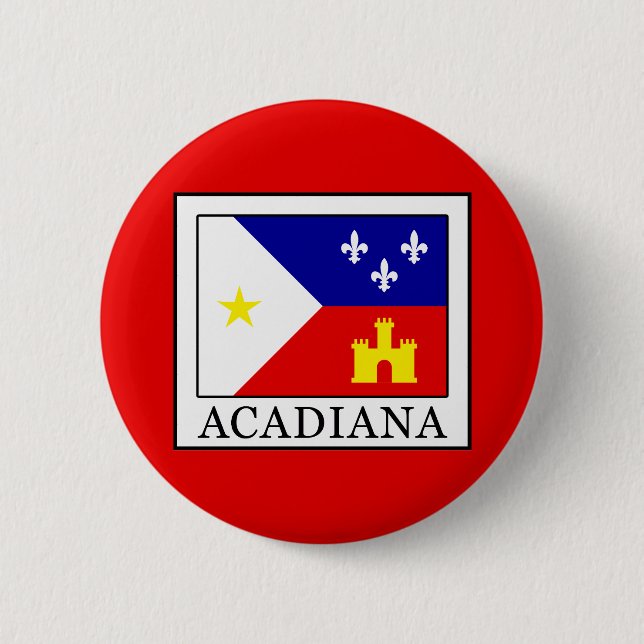 Bóton Redondo 5.08cm Acadiana (Frente)