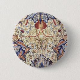 Bóton Redondo 5.08cm Acanthus (por William Morris)