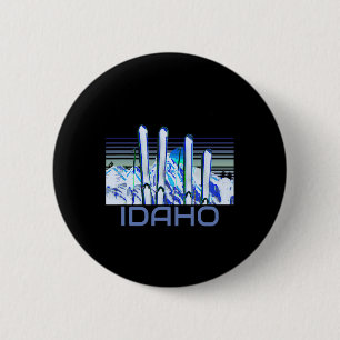 Bóton Redondo 5.08cm Acessórios de Esqui Idaho Retro Esqui Idaho