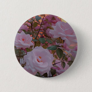 Bóton Redondo 5.08cm Acessórios de rosa rosa