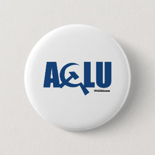 Bóton Redondo 5.08cm ACLU comunista