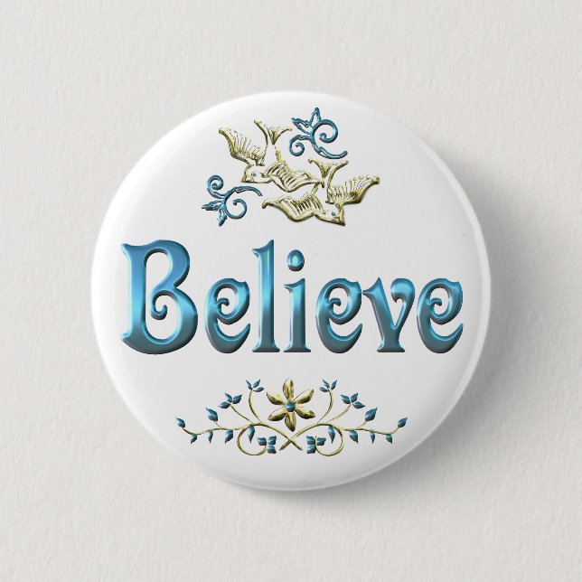 BÓTON REDONDO 5.08CM ACREDITE (Frente)