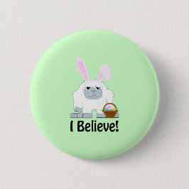 Bóton Redondo 5.08cm Acredito! Páscoa Yeti