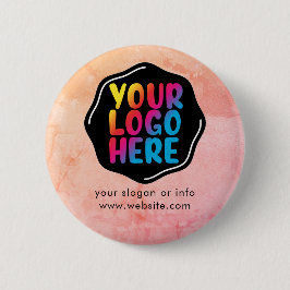 Bóton Redondo 5.08cm Adicionar logotipo Empresa Corporativa Personaliza