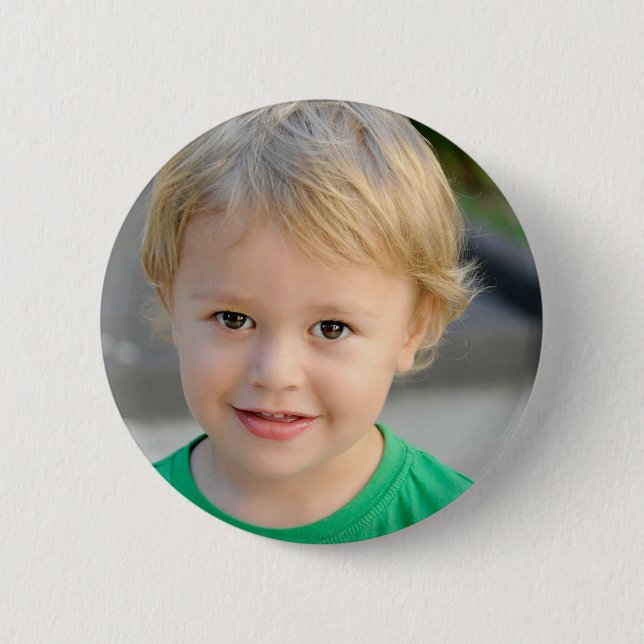 Bóton Redondo 5.08cm Adicionar sua foto personalizada (Frente)