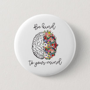 Bóton Redondo 5.08cm Adorável Para A Sua Mente Mulheres Divertidas Awar