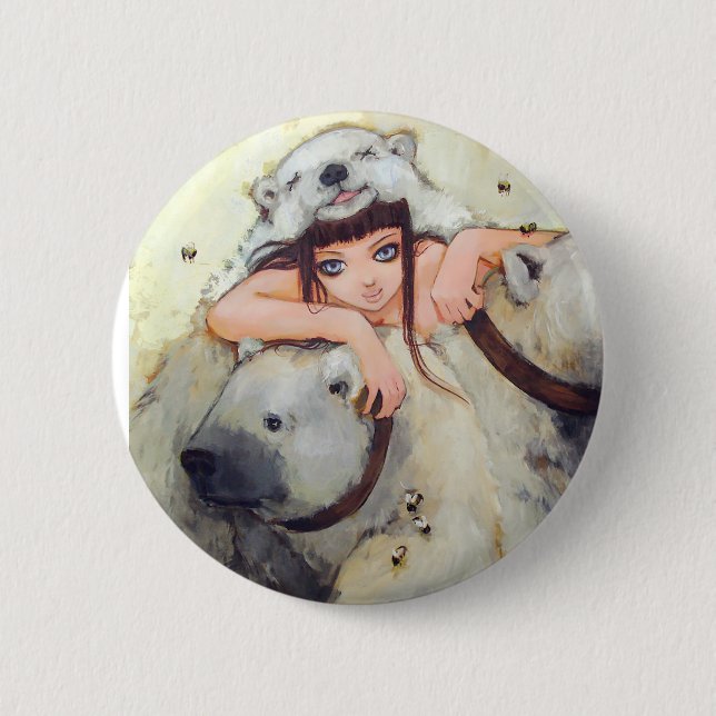 Bóton Redondo 5.08cm Afagos de um botão do traficante do poder (Frente)