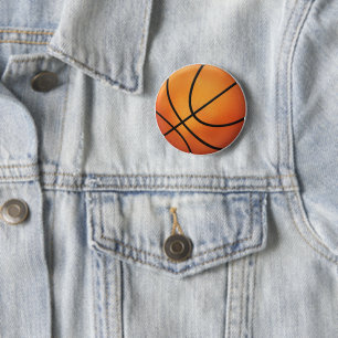 Bóton Redondo 5.08cm Aficionado desportivo do basquetebol legal