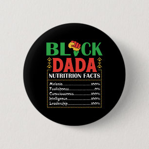 Bóton Redondo 5.08cm África Black Dada Nutrição Fato Melanina Conscient