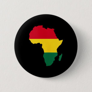 Bóton Redondo 5.08cm África - História Negra Africana - Americana, Mês