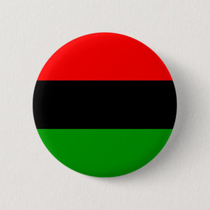 Bóton Redondo 5.08cm afro-americano afro-americano da bandeira