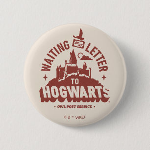 Bóton Redondo 5.08cm Aguardando minha Carta para HOGWARTS™