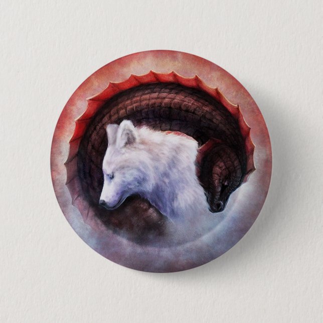 Bóton Redondo 5.08cm AK Feniks 2 1/4 dentro. Botão redondo (Frente)