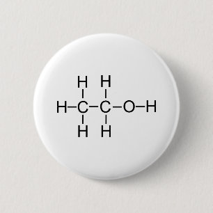 Bóton Redondo 5.08cm Álcool - fórmula química
