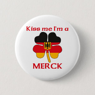 Bóton Redondo 5.08cm Alemães personalizados beijam-me que eu sou Merck