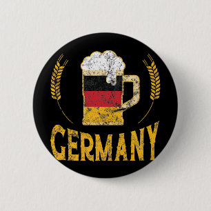 Bóton Redondo 5.08cm Alemanha Orgulho Bandeira Alemã Beer Lover Oktober