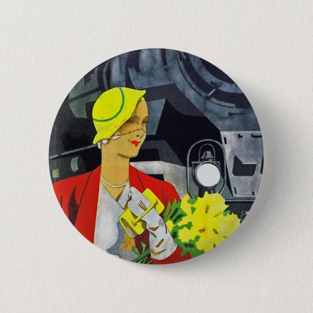 Bóton Redondo 5.08cm Alemanha quer te ver (Frente)