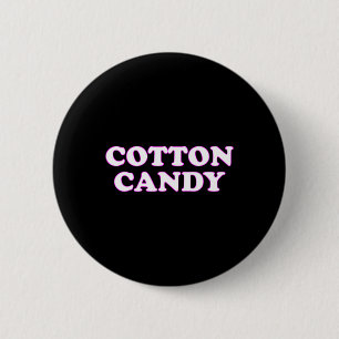 Bóton Redondo 5.08cm Algodão doce Halloween Fingindo que sou Cotton
