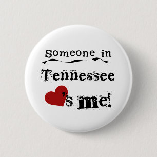 Bóton Redondo 5.08cm Alguém em Tennessee ama-me