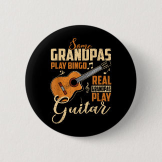 Bóton Redondo 5.08cm Alguns Jogam Bingo Avós Reais Tocam Guitarra Engra